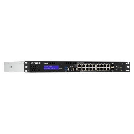 QNAP QGD-1602-C3758-16G dispositivo de redes Gestionado L2 2.5G Ethernet (100/1000/2500) Negro, Gris