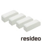 PAQUETE DE 4 IMANES RESIDEO 5899 COLOR BLANCO/ MEDIDAS .64 x.64 x 2.54CM/ COMPATIBLE CON LOS TRANSMISORES RESIDEO MODELO 5816 PA