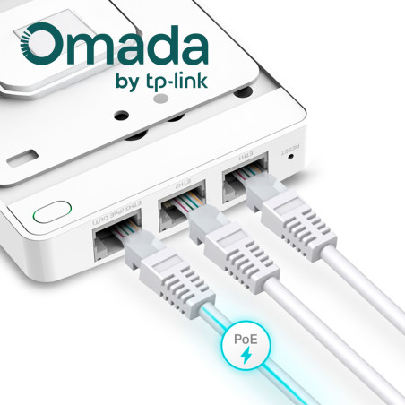 Access Point de Pared TP-Link EAP235-WALL AC1200 Omada (PoE)