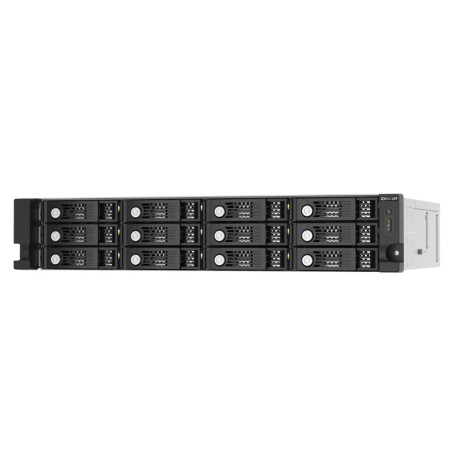 QNAP TL-R1220Sep-RP Cubierta de disco duro SSD Negro, Gris 2.5 3.5"