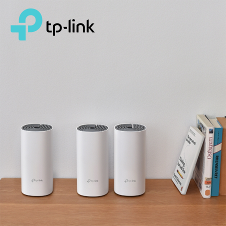 Sistema Wi‑Fi Mesh TP‑LINK DECO E4 (3‑PACK) AC1200 Dual Band