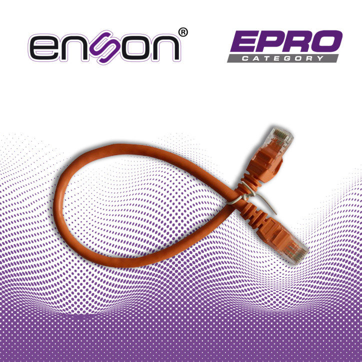 Patchcords CAT6 UTP 30 cm ENSON P6003O