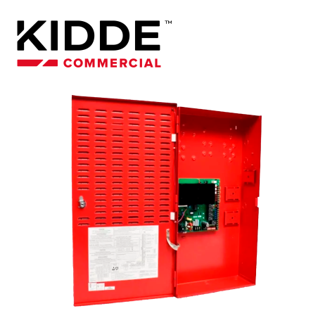 Fuente de poder auxiliar 6.5 A 24 VDC filtrados-regulados y supervisados 4 NAC Clase B convertibles a 2 Clase A KIDDE APS6A