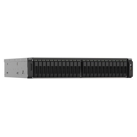 QNAP TS-h2490FU NAS Bastidor (2U) EPYC 7302P 128 GB DDR4 0 TB QuTS hero Negro, Gris