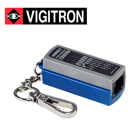 Probador de PoE identifica 802.3af/at/bt identifica Modo A o Modo B identifica 2 o 4 pares VIGITRON VI00027