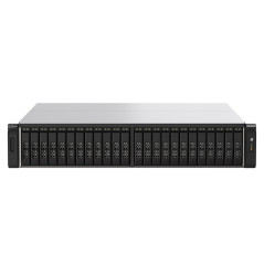 QNAP TS-h2490FU NAS Bastidor (2U) EPYC 7302P 256 GB DDR4 0 TB QuTS hero Negro, Gris