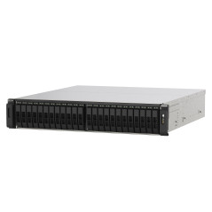 QNAP TS-h2490FU NAS Bastidor (2U) EPYC 7302P 128 GB DDR4 0 TB QuTS hero Negro, Gris