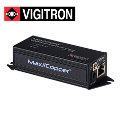 Extensor de Ethernet y PoE para cable coaxial por coaxial distancia hasta 1515 metros compatible con PoE AF/AT VIGITRON VI2401A
