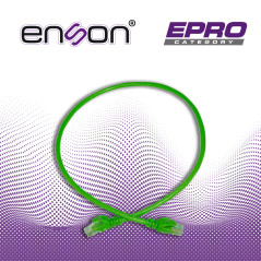 PATCHCORD UTP ENSON P6006E CAT6 60CM VERDE SERIE EPRO 100-II 100 POR CIENTO COBRE PARA MEJOR IDENTIFICACION DE SOLUCIONES EN RAC