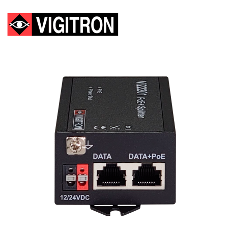 Divisor PoE Splitter 25W 10M/100M Compatible con PoE AF/AT VIGITRON VI22201
