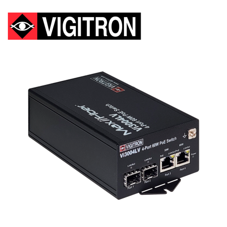 Switch PoE Capa 2 4 puertos 2 puertos SFP PoE hasta 60W en puerto VIGITRON VI3004LV
