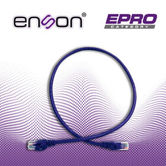 PATCHCORD UTP ENSON P6006P CAT6 60CM MORADO SERIE EPRO 100-II 100 POR CIENTO COBRE PARA MEJOR IDENTIFICACION DE SOLUCIONES EN RA