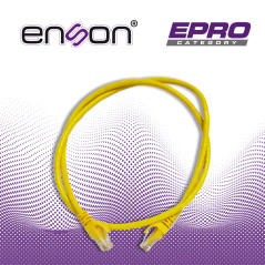 PATCHCORD UTP ENSON P6009Y CAT6 90CM AMARILLO SERIE EPRO 100-II 100 POR CIENTO COBRE PARA MEJOR IDENTIFICACION DE SOLUCIONES EN 