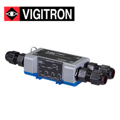 Switch PoE no administrable para exterior 3 puertos Gigabit Drop and Insert IP67 VIGITRON VI3003WP