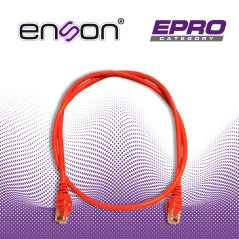PATCHCORD UTP ENSON P6009O CAT6 90CM NARANJA SERIE EPRO 100-II 100 POR CIENTO COBRE PARA MEJOR IDENTIFICACION DE SOLUCIONES EN R