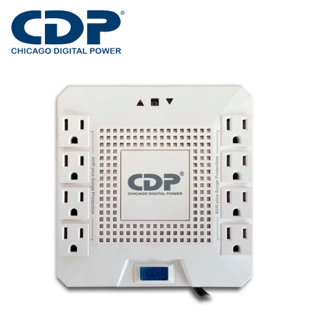 Regulador de voltaje AVR 1800 VA 1000 W AVR CDP R-AVR1808