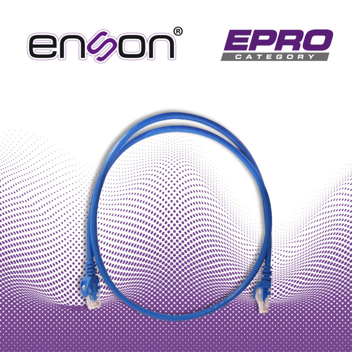 Patch cord UTP Cat6 Categoría 6 90 cm 24 AWG ENSON P6009L