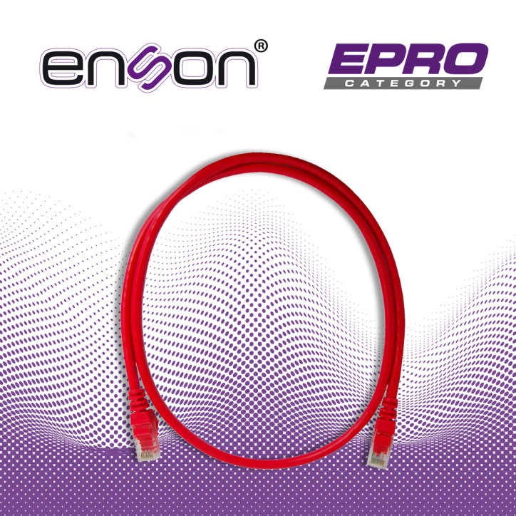 Patch cord UTP Cat6 Categoría 6 4 pares 24 AWG ENSON P6009R