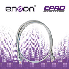 PATCHCORD UTP ENSON P6009G CAT6 90CM GRIS SERIE EPRO 100-II 100 POR CIENTO COBRE PARA MEJOR IDENTIFICACION DE SOLUCIONES EN RACK