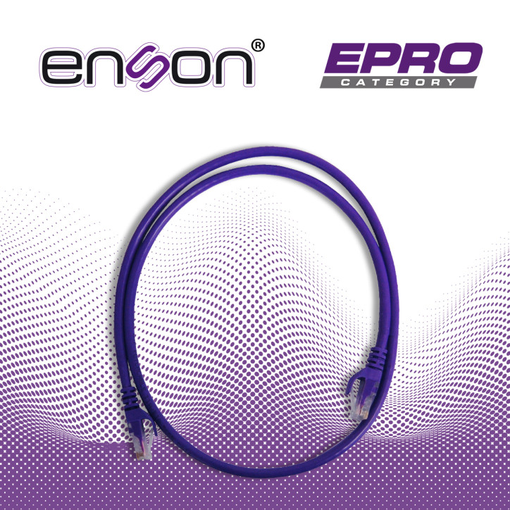 Patch cord UTP Cat6 Categoría 6 24 AWG 4 pares ENSON P6009P