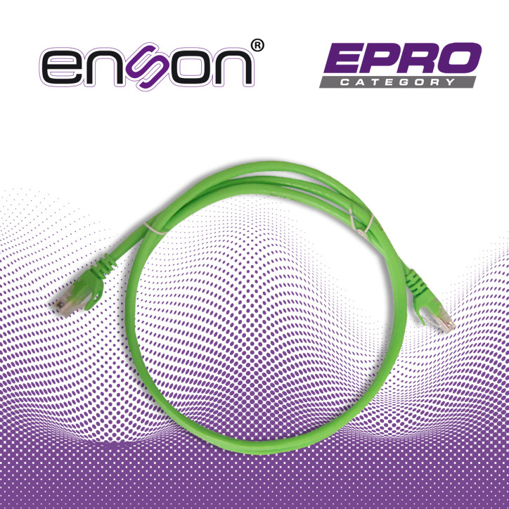 Patch cord categoria 6 UTP Categoría 6 4 pares 24 AWG ENSON P6012E Patch cord categoria 6 UTP Categoría 6 4 pares 24 AWG ENSON P6012E