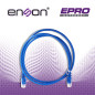 PATCHCORD UTP ENSON P6012L CAT6 120CM AZUL SERIE EPRO 100-II 100 POR CIENTO COBRE PARA MEJOR IDENTIFICACION DE SOLUCIONES EN RAC
