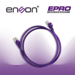 PATCHCORD UTP ENSON P6012P CAT6 120CM MORADO SERIE EPRO 100-II 100 POR CIENTO COBRE PARA MEJOR IDENTIFICACION DE SOLUCIONES EN R