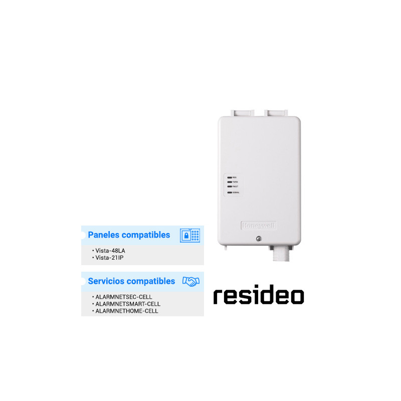 COMUNICADOR 4G LTE-XA ALAMBRICO/ COMPATIBLE CON TODOS LOS PANELES DE LA SERIE VISTA DE RESIDEO/ MULTICARRIER/ REQUIERE SUSCRIPCI