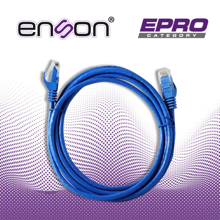 Patch cord UTP Cat6A Category 6A 4 Pair 26 AWG 90 cm ENSON P6A009L