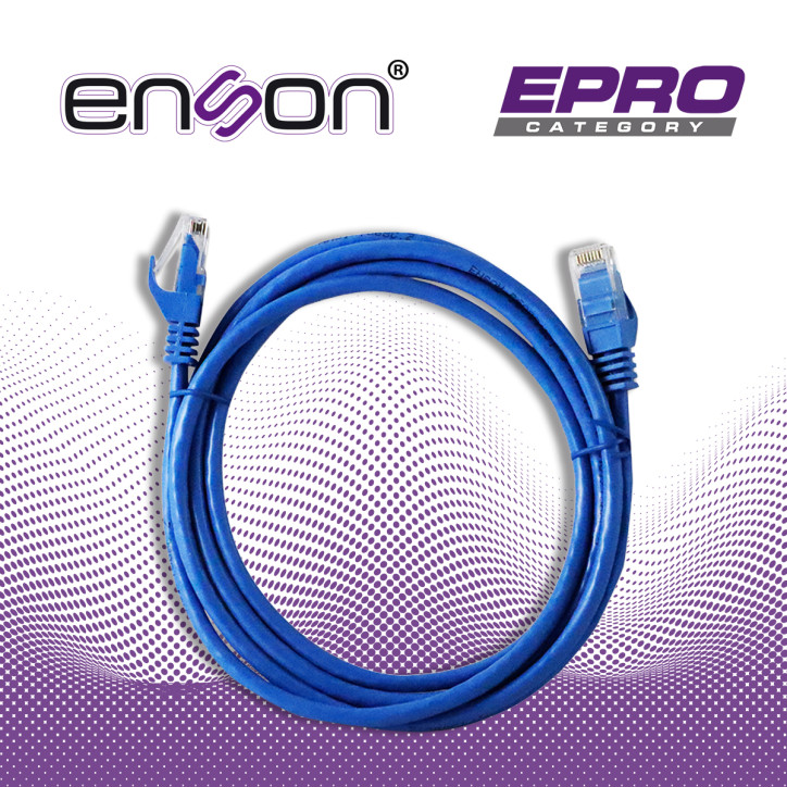 Patch cord UTP Cat6A Categoría 6A 2.1 m 26 AWG ENSON P6A021L