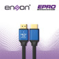 CABLE HDMI 4K PRO ENSON ENS-HDMI3ME DE 3 METROS SOPORTA RESOLUCIONES DE HASTA 4K COLOR NEGRO PARA INTERIOR