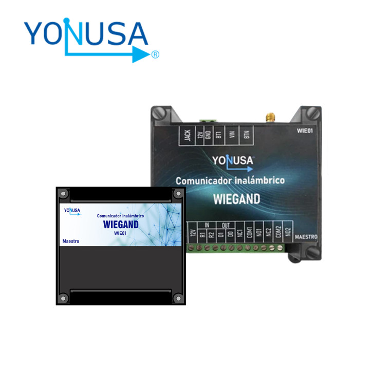 KIT COMUNICADOR INALAMBRICO WIEGAND WIE01 YONUSA CON EMISOR Y RECEPTOR. CON PROTOCOLO DE COMUNICACION PARA UTILIZARSE EN SISTEMA