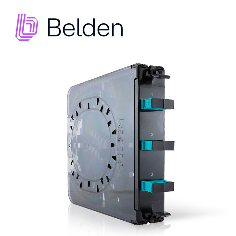 Cassette Belden FC3X03SDFS 3 adaptadores SC 6 hilos OM3
