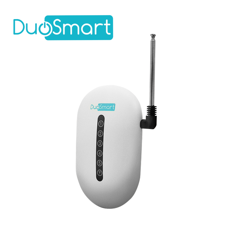 Repetidor de señal RF 433.92 MHz 2 zonas cableadas alimentación 5 VCD / 12 VCD DUOSMART CREP1