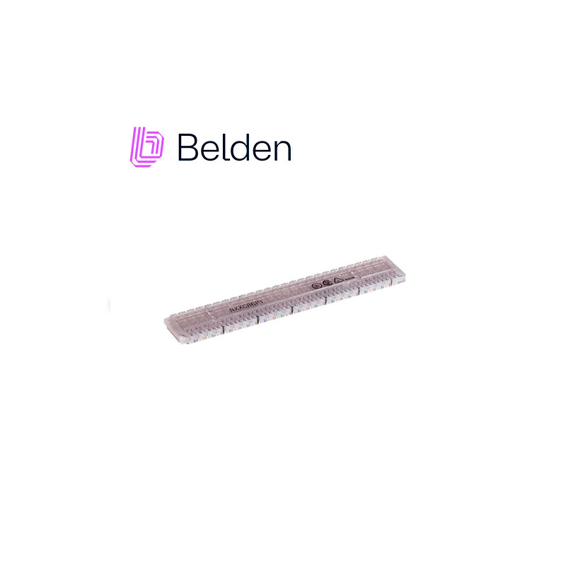 CONECTOR GIGABIX BELDEN AX101447 CATEGORIA 6 BLANCO 6 PUERTOS