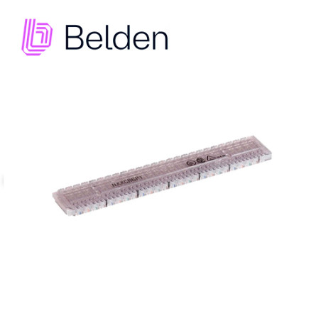 Conector GigaBIX categoría 6 6 puertos Categoría 6 6 puertos Adecuado para 22 a 26 AWG BELDEN AX101447