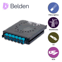 Cassette de empalme OM3 12 puertos Belden FC3X12LDFS