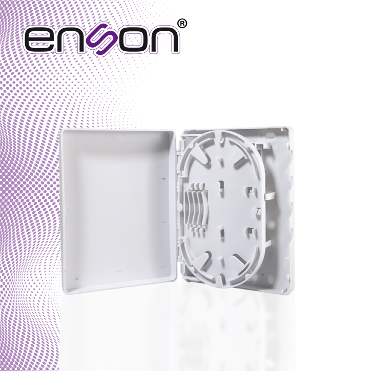 CAJA DE DISTRIBUCION DE FIBRA OPTICA ENSON ENS-FOTB4 4 PUERTOS