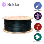 FIBRA OPTICA BELDEN FD3D006R9 / INTERIOR/EXTERIOR / NEGRO / OM3 / 6 HILOS / FORRO PVC / OFNR / BOBINA / 1,640 PIES 500 METROS
