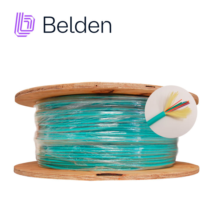 Cable de fibra óptica multimodo interior 12 hilos OM3 multimodo BELDEN FI3D012R9