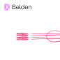 JUMPER DE FIBRA OPTICA BELDEN FP4LDLD006M FORRO PVC COLOR VIOLETA FLAMABILIDAD OFNR RISER TIPO DE FIBRA MULTIMODO OM4 50/125 MIC