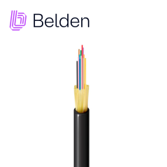 FIBRA OPTICA BELDEN FDSD012P9 / INTERIOR / EXTERIOR / NEGRO / OS2 / 12 HILOS / FORRO PVC / OFNR / PLENUM / BOBINA / 1,640 PIES 5
