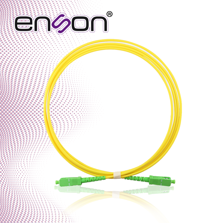 Jumper de fibra óptica Tipo de fibra Monomodo Conectores SC/APC SC/APC Longitud 2 metros ENSON ENS-JUMPSCS