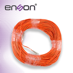 FIBRA OPTICA ENSON 60201O200 DE 200MTS DUPLEX MULTIMODO OM1 ARMADA Y TERMINADA CON CONECTORES SC-SC