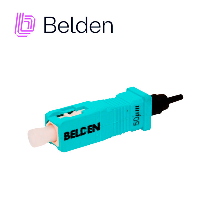Conectores Pre-Pulidos Mecánico Multimodo OM3 SC Terminación mecánica BELDEN AX105207-S1