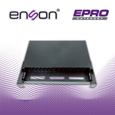 CAJA DE DISTRIBUIDOR DE FIBRA OPTICA ENSON ENS-MDF8003 PARA DOS MODULOS COMPATIBLE CON MINI PANEL ENS-PA6LCMM Y ENS-PA12LCMM