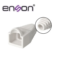 Bota plástica blanca para Plug RJ45 ENSON ENS-BOOT-WHT