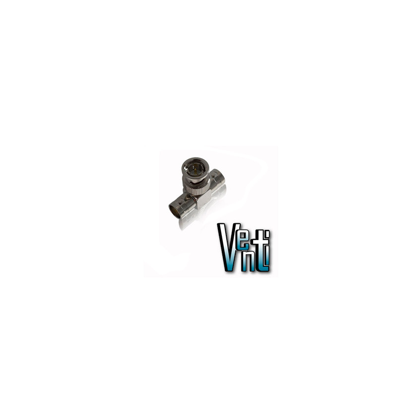 ADAPTADOR T BNC BNC VENTI H-H RG59