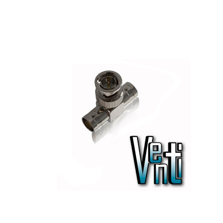 ADAPTADOR T BNC BNC VENTI H-H RG59