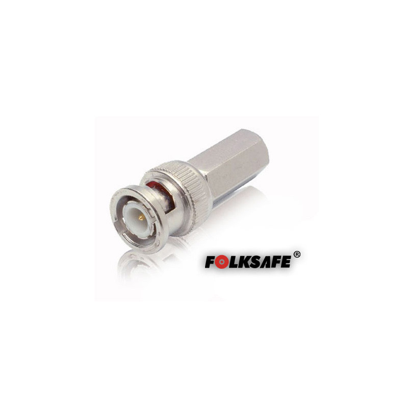 CONECTOR RG59 ENROSCAR, BNC MACHO HEXAGONAL FOLKSAFE, NO REQUIERE HERRAMIENTA ESPECIALIZADA PARA INSTALACION, UTILIZAR CABLE COA